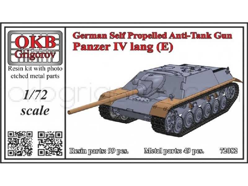 German Self Propelled Anti-tank Gun Panzer Iv Lang (E) - image 1
