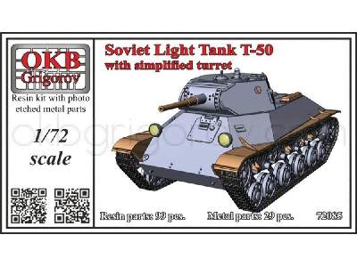 Soviet Light Tank T-50, With Simplified Turret - image 1