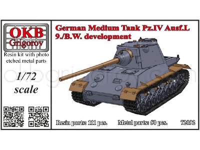 German Medium Tank Pz.Iv Ausf.L, 9./B.W. Development - image 1