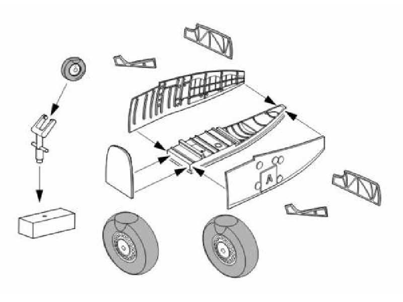 Wellington Mk.Ic undercarriage set (TRU) - image 1