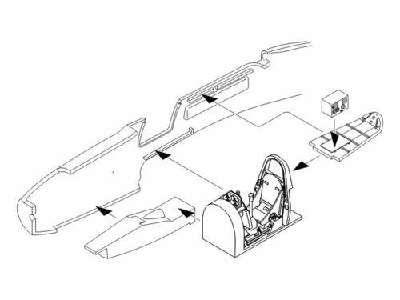 P-39/P-400 Aircobra Interior Set (Has) - image 1