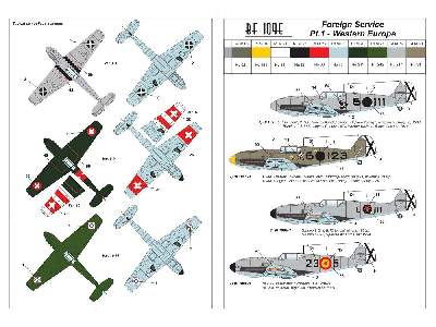 Messerschmitt Bf 109e Foreign Service Aces, Pt.1 - Spain, Switzeland, Yugoslavia, Serbia - image 3