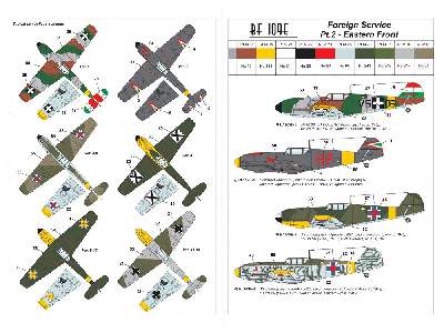 Messerschmitt Bf 109e Foreign Service Aces, Pt.2 - Hungary, Slovakia, Bulgaria, Romania, - image 3