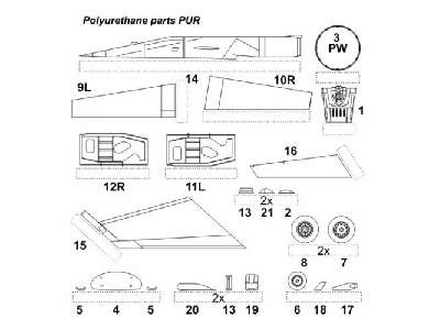 F-16C/D Exterior set (Hasegawa) - image 1