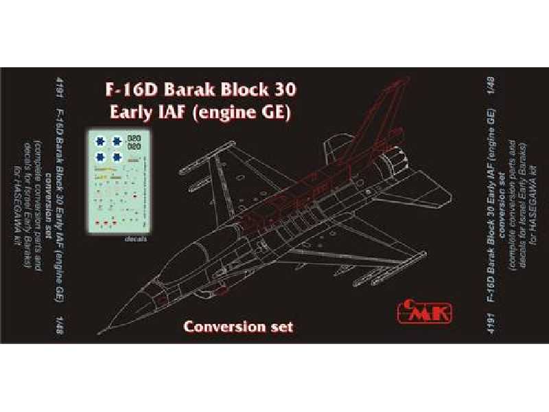 F-16D Block 30 Barak conv.set (Has) - image 1