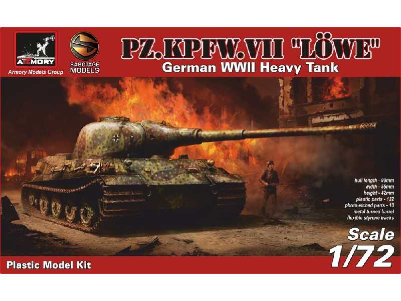 Pz.Vii Löwe - German Wwii Prototype Tank - image 1 Pz.Vii Löwe - German Wwii Prototype Tank - image 1