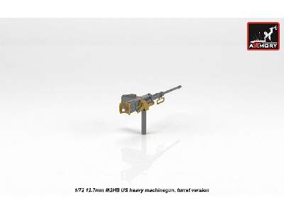12.7mm M2hb Us Heavy Machinegun, Turret Version - image 3