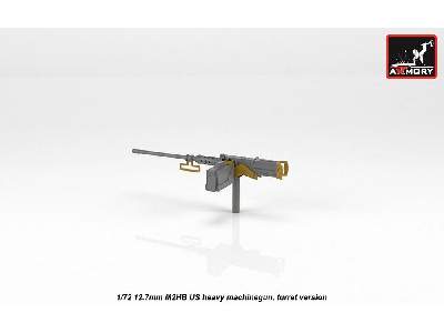 12.7mm M2hb Us Heavy Machinegun, Turret Version - image 4