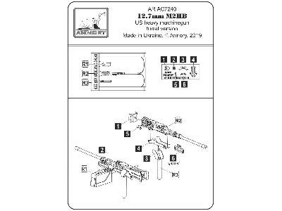 12.7mm M2hb Us Heavy Machinegun, Turret Version - image 6