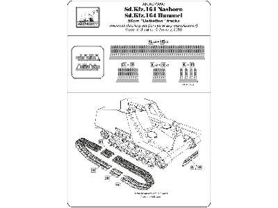 Kfz.164 Nashorn, Kfz.164 Hummel 56cm Ostketten Tracks - image 2