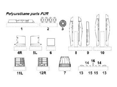 JAS-39D Gripen - exterior set for Italeri - image 1