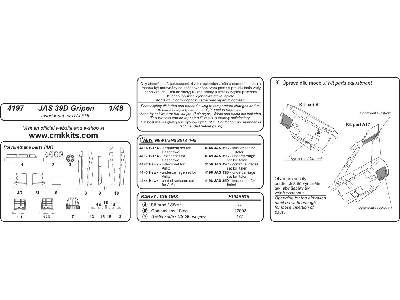 JAS-39D Gripen - exterior set for Italeri - image 2