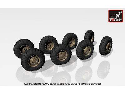 Btr-70 Apc Wheels W/ Weighted Tires Ki-80n - image 5