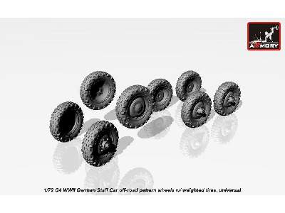 Mercedes G4 Wheels With Weighted Tires, Off-road Pattern - image 2