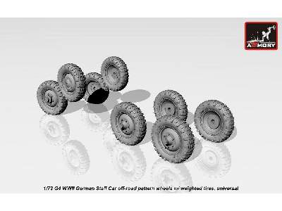 Mercedes G4 Wheels With Weighted Tires, Off-road Pattern - image 3