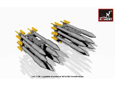 S-3k Unguided Missiles W/ Apu-14u Launcher Rack - image 2