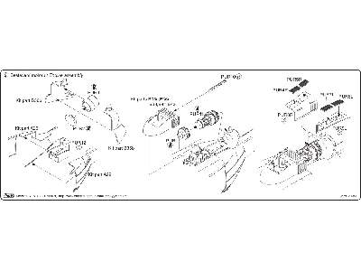 Bell UH-1D - Engine set for Italeri - image 3