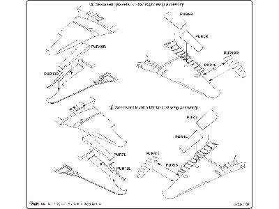 LavoÄŤkin La-7 Control surfaces set for Eduard - image 3