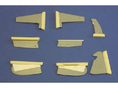 Westland Wywern - Control surfaces set for Trumpeter kit - image 1