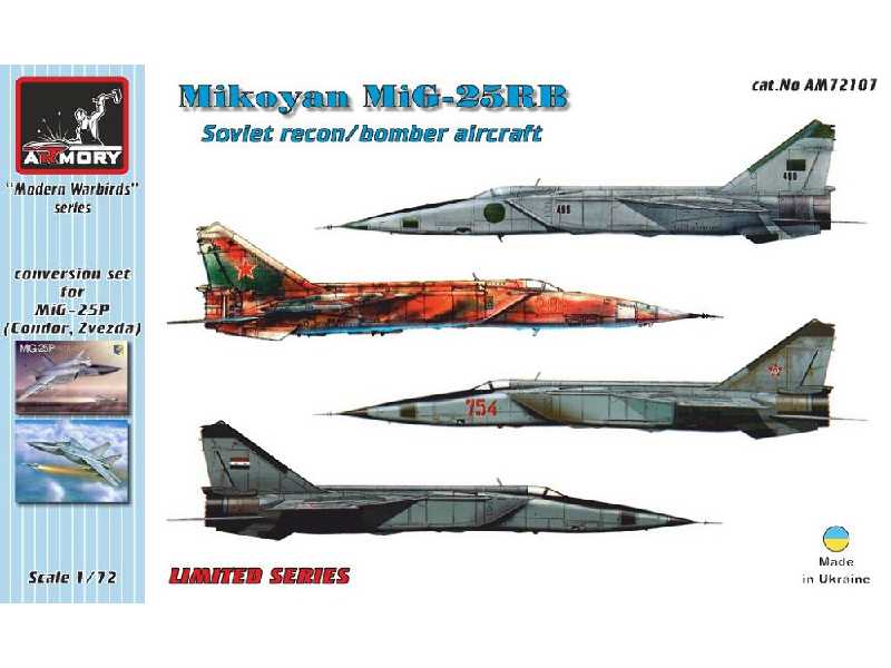 Mikoyan Mig-25rb Recon/Bomber Conversion Set - image 1