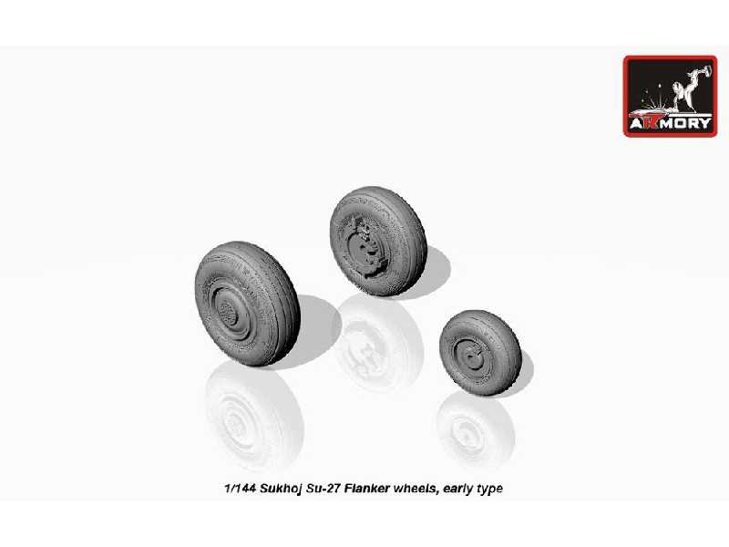 Sukhoj Su-27 Flanker Wheels, Early Type Hubs - image 1 Sukhoj Su-27 Flanker Wheels, Early Type Hubs - image 1