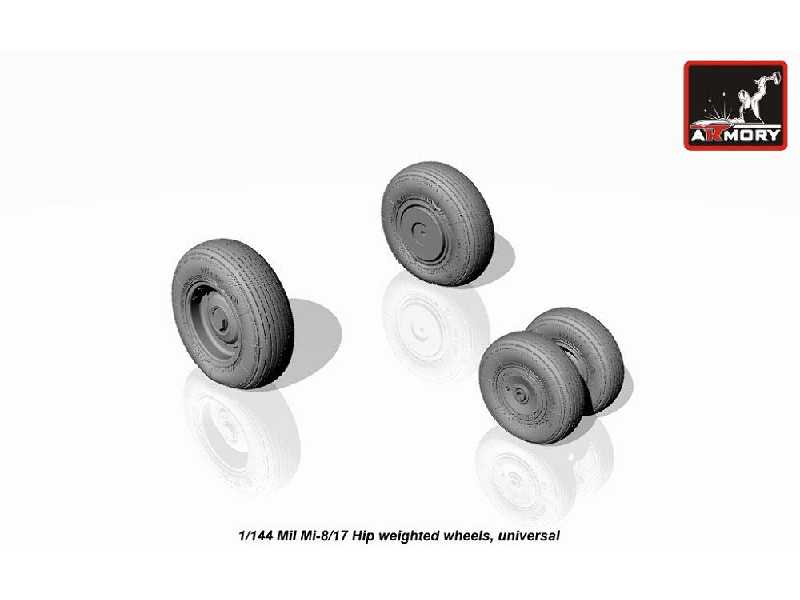 Mil Mi-8/17 Hip Wheels, Weighted - image 1 Mil Mi-8/17 Hip Wheels, Weighted - image 1