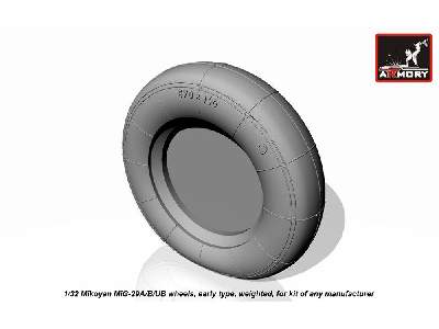 Mikoyan Mig-29a/B/Ub Fulcrum Wheels, Early, Weighted - image 4