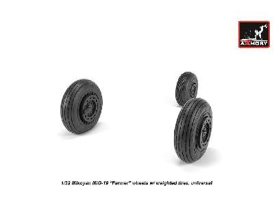Mikoyan Mig-19 Farmer Wheels W/ Weighted Tires - image 4