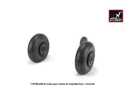 Iljushin Il-2 Bark (Late) Wheels W/ Weighted Tires - image 1