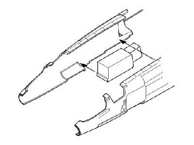 TSR-2 Nose Undercarriage bay for Airfix kit 1/48 - image 1