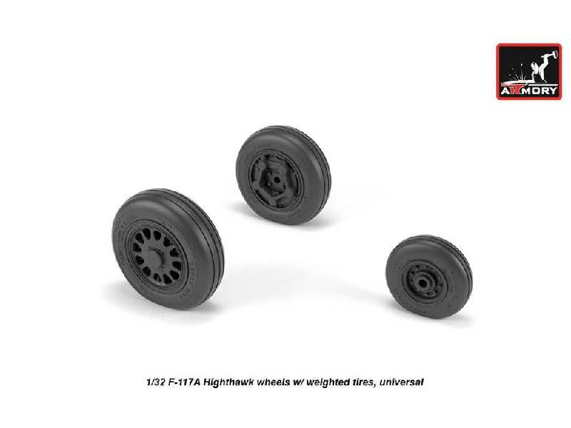 F-117a Wheels W/ Weighted Tires - image 1