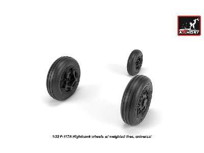 F-117a Wheels W/ Weighted Tires - image 2