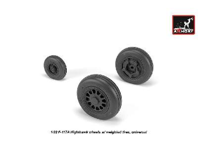 F-117a Wheels W/ Weighted Tires - image 3