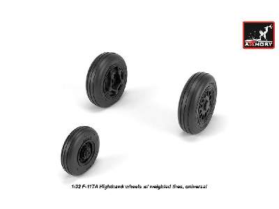 F-117a Wheels W/ Weighted Tires - image 4