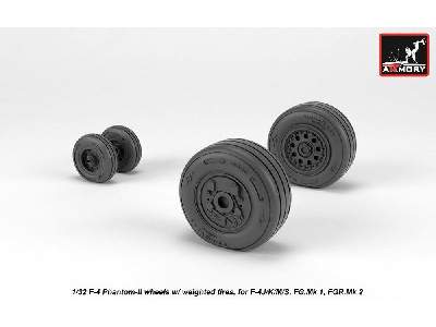 F-4 Phantom-ii Wheels W/ Weighted Tires, Late - image 3