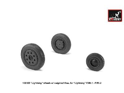 Ee Lightning Wheels W/ Weighted Tires, Early - image 1