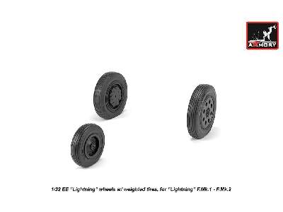 Ee Lightning Wheels W/ Weighted Tires, Early - image 2