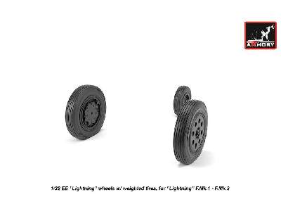 Ee Lightning Wheels W/ Weighted Tires, Early - image 4