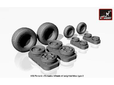 Panavia Tornado Wheels, W/ Tires Type 2 - image 1