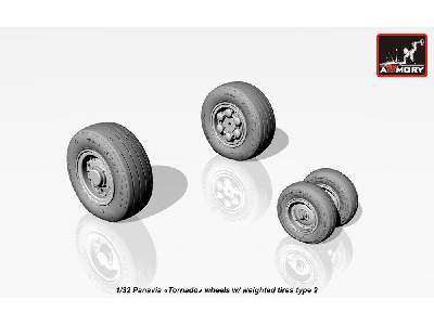 Panavia Tornado Wheels, W/ Tires Type 2 - image 2