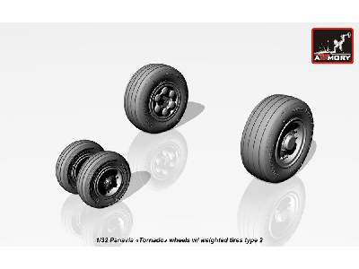 Panavia Tornado Wheels, W/ Tires Type 2 - image 3