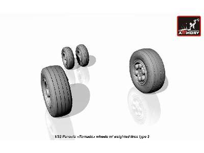 Panavia Tornado Wheels, W/ Tires Type 2 - image 4