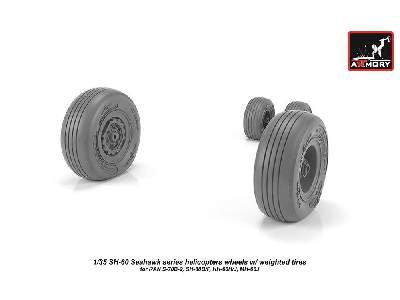 Sh-60 Seahawk Wheels With Weighted Tires - image 2