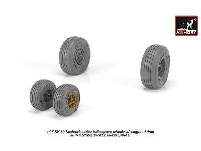 Sh-60 Seahawk Wheels With Weighted Tires - image 4