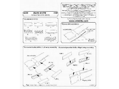 Martin B-57B Landing flaps 1/48 for Airfix kit - image 2