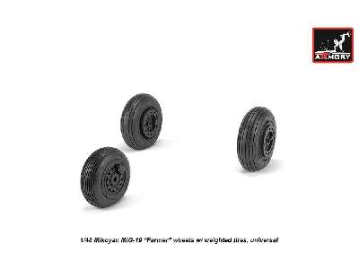 Mikoyan Mig-19 Farmer Wheels W/ Weighted Tires - image 2