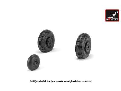 Iljushin Il-2 Bark (Late) Wheels W/ Weighted Tires - image 4