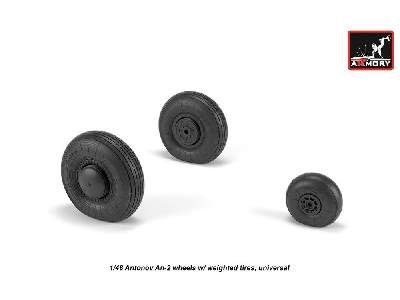 Antonov An-2/An-3 Colt Wheels W/ Weighted Tires - image 3