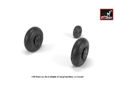 Antonov An-2/An-3 Colt Wheels W/ Weighted Tires - image 4