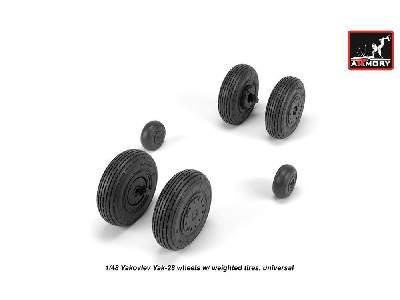 Yak-28 Wheels W/ Weighted Tires - image 4